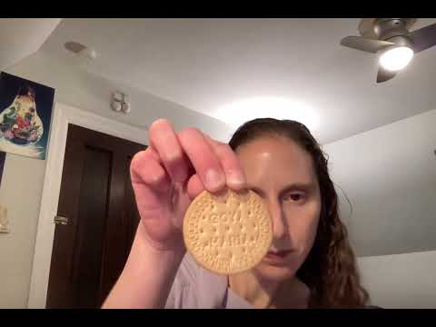 Unedited Practice ASMR Eating Video (made before my first posted video), Crunchy Cookies/Biscuits