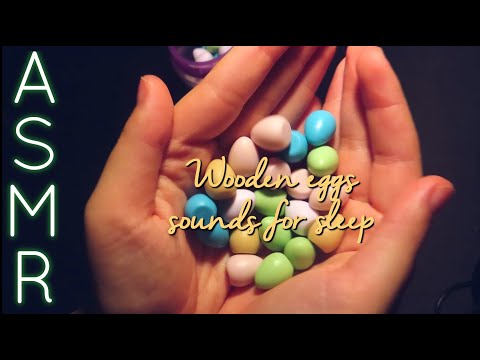 [ASMR] Relaxing wooden eggs sounds 💖 no talking