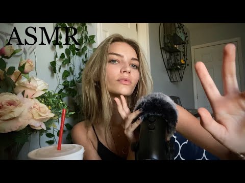 Spontaneous ASMR (chill, slightly chaotic, scalp massage, mouth sounds, whispers) | ASMR