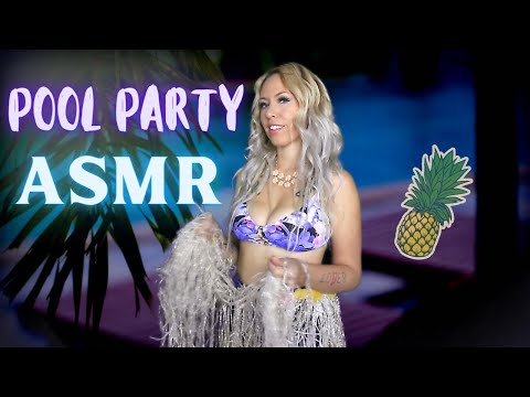 Pool Party ASMR ☀ | Personal Attention | Summer 2022 | Girl Chat Roleplay | Muffled Music