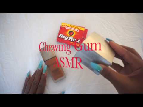 👅 🍬 Chewing Gum ASMR Eating Mouth Sounds 💦 Big Red🔥