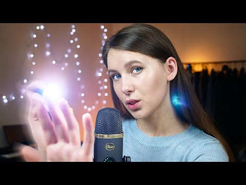 ASMR Fast and Intensive Mouth Sounds + Light [ tk tk, breathing, tongue sounds, visual triggers]