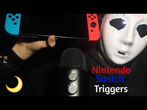 ASMR NINTENDO SWITCH TRIGGERS - BLIND ASMR