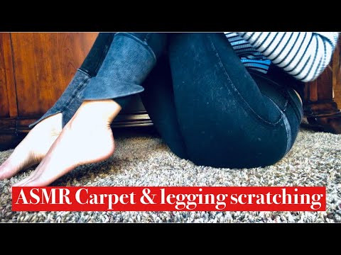 ASMR Carpet and legging scratching