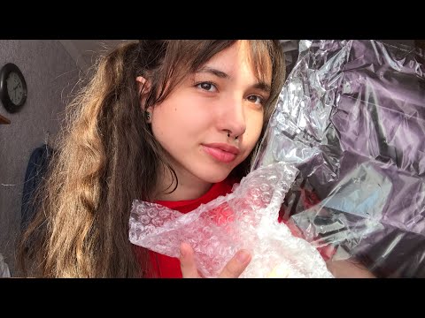 ASMR Bubble Wrap and Crinkle wrap sounds ✨❤️ relax triggers 😴🤤