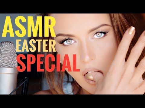 ASMR Gina Carla 🐰 Happy Easter! High Sensitive Chocolate Bunny!