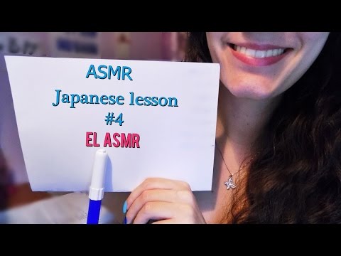 ASMR ita~Lezione di Giapponese con EL #4♥ [Japanese lesson with EL]