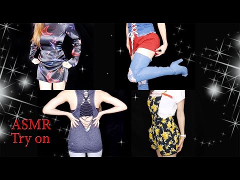 ASMR Clothing Haul & Try on