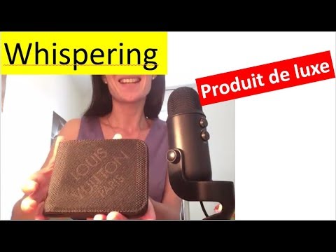 { ASMR FR LUXE } Portefeuille rare homme Vuitton * whispering * chuchotement