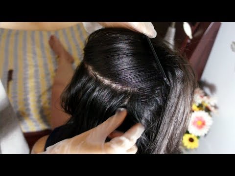 ASMR FEELS SO GOOD! Scalp Check for Dandruff Removal (Comb, Finger Picking) Scalp Scratching Massage