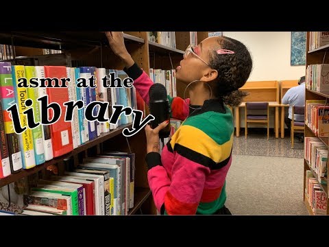 ASMR at the library 📚