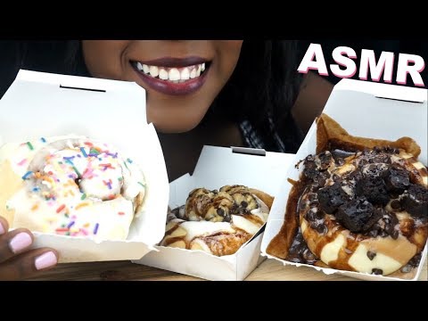 🌱ASMR Cinnamon Rolls 디저트 먹기  | Sticky Eating Mouth Sounds | NO TALKING