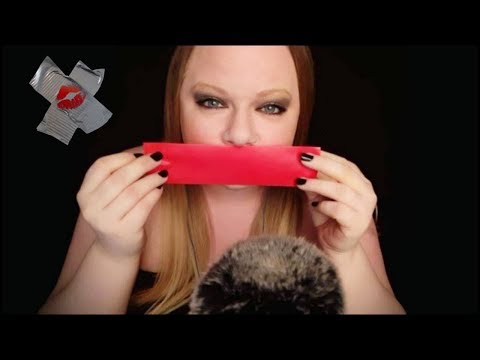 ASMR Duct Tape Part 4| Chewing Gum (Whispering)