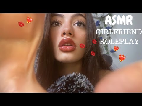 ASMR | Roleplay girlfriend, tu novia te ayuda a sentirte mejor (Mouth sounds, masajes, caricias)