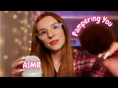 ASMR | Friend Pampers You 💖 Upclose Personal Attention (layered sounds)
