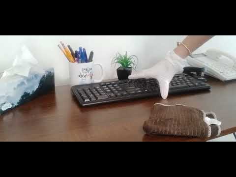 ASMR Cleaning And Organizing Desk #clean #relaxing #watersounds #asmr