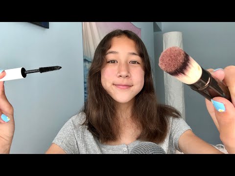 ASMR Makeup Application in 1 Minute // Doing Your Makeup in 1 Minute (ASMR 1 Minute Role Play)