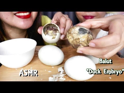 ASMR Balut Duck Embryo Eating Sounds