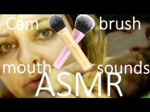 Singing ASMR and MickelousProductions Face Brushing and Mouth Sounds Collaboration