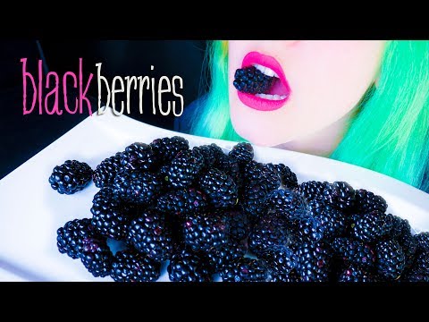 ASMR: Super Crunchy & Fresh Blackberries | EatTheWholeThing ~ Relaxing Eating Sounds [No Talking|V]😻