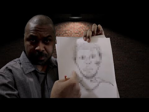 ASMR 👮🏽‍♂️ Police Pencil Sketching of Crime Suspect • Witness Questioning • Officer Roleplay