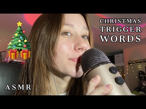ASMR | christmas trigger words! 🎄