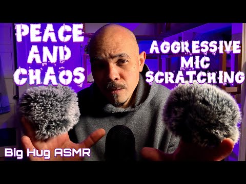 Fast fluffy mic scratching ASMR, countdowns, anticipatory tingles + breathy whispers