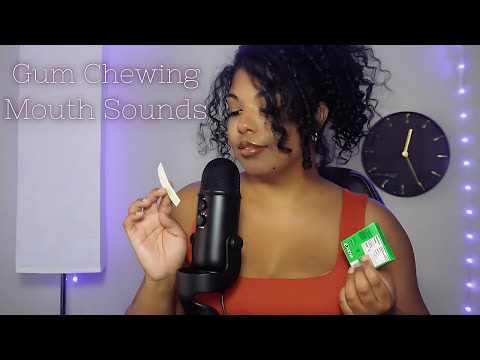 ASMR Tingly Gum Chewing with Mouth Sounds