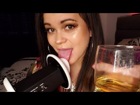 ASMR EAR EATING ~ A Drink with your Ears ~