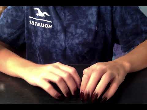 ASMR // fast aggressive tapping and scratching on table and camera