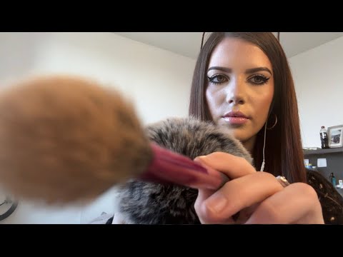 ASMR | Mic Brushing and Fluffy Mic Cover 💕✨