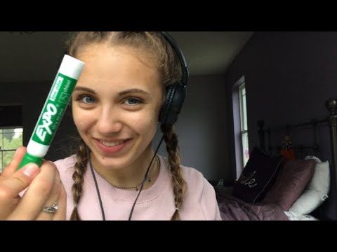 ASMR || Thick Expo Marker Play! + Whiteboard Sounds!
