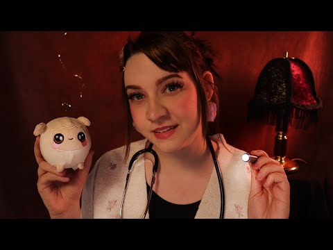 ASMR / Friendly School Nurse Examines You (Eye exam, Scalp Inspection, Personal Attention, etc)