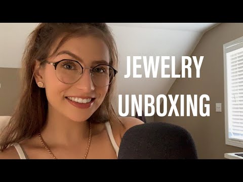 ASMR | JEWELRY UNBOXING + POSITIVE AFFIRMATIONS