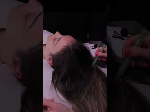 This head massage is great for hair growth #asmr #scalpcare #massage