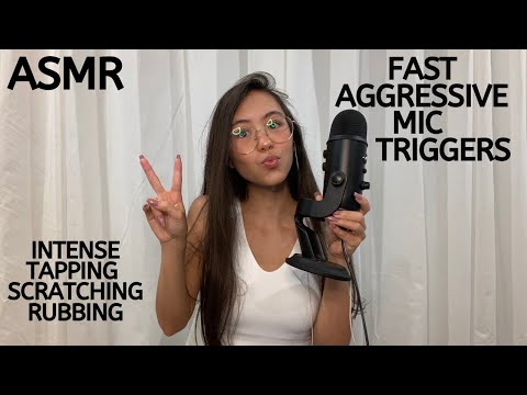 ASMR | Fast and Aggressive Mic Triggers