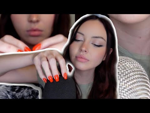 Mic Scratching No Talking ASMR (foam cover, fluffy mic, and mic grill)