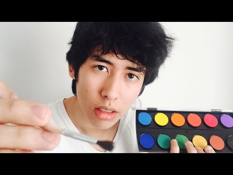 WARNING: INTENSE RELAXATION [ASMR] FACE PAINTING ROLEPLAY