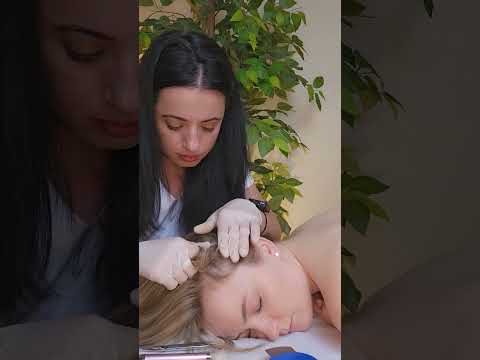 ASMR Hair Pulling, Brushing, Scalp Inspection for Relaxation and Sleep - Real Person #asmr