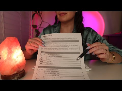 ASMR Life Coach Session To Help You Relax 🖌 Soft-Spoken 🖌 Typing, Paper Sounds, Personal Attention