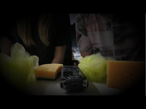 ASMR - Crunchy sponge sounds [No talking, with boyfriend]