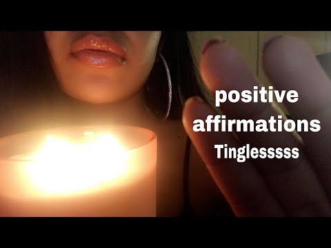 ASMR ~ Up Close Positive Affirmations For Tingles And Anxiety 💖