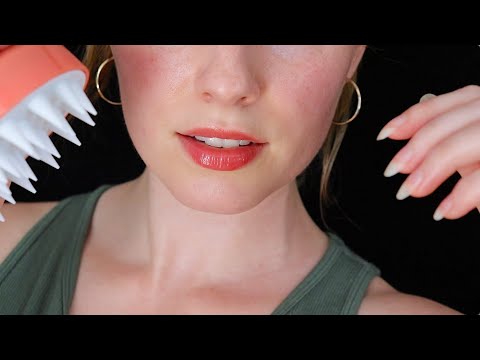 ASMR Scalp Massage of Your Dreams 🌦️ Shampoo, Hair Brushing, Scalp Check (realistic layered sounds)