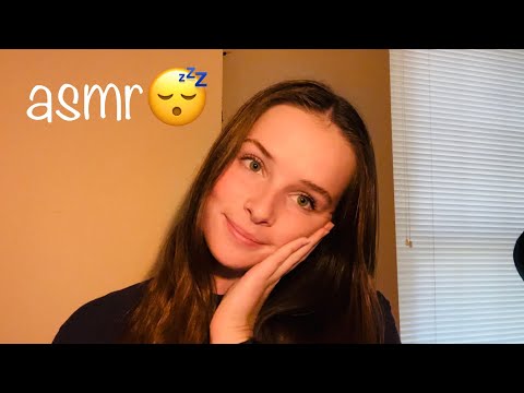 Asmr✨relaxing whisper and trigger assortment 😴 tapping, fabric sounds, hand movements, lid sounds🌙