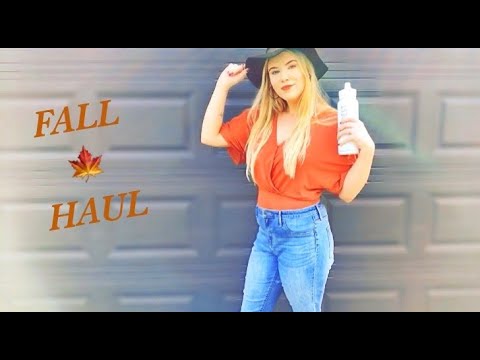 ASMR FALL TRY ON CLOTHING HAUL *whispered voice over*