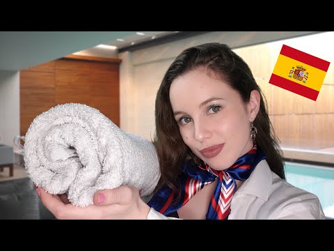 ASMR Spanish Spa Roleplay | Receptionist Welcomes You (En Español)