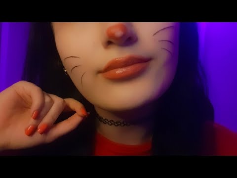 ASMR The Cat Sniffs Your Neck(meow sounds🤭)