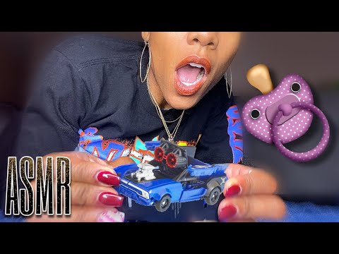 ASMR GIANTESS 💜 Finds “Tiny You” Underneath Her Blue Rug {An Inflatable Whisper Crush Situation}