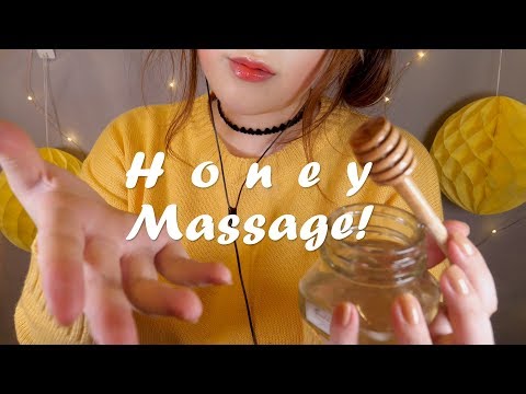 ASMR Honey Ear & Face Massage 🍯👂 꿀로 얼굴과 귀마사지