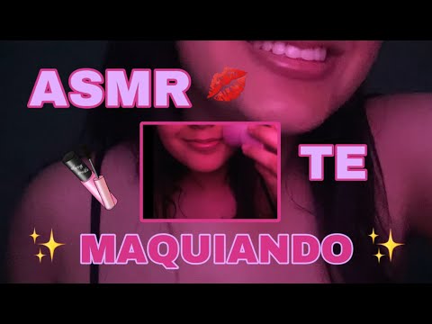 ASMR CASEIRO - TE MAQUIANDO 💄